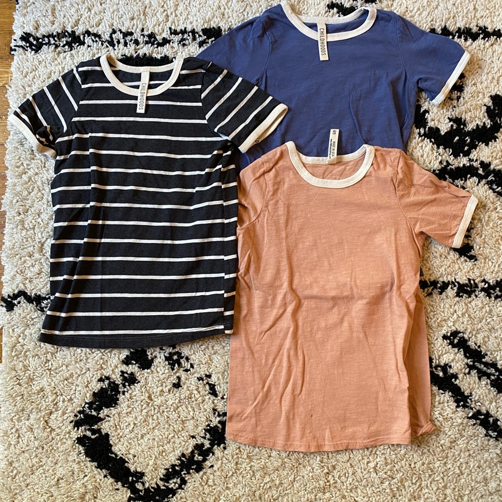 Childhoods Clothing ringer tees size 8/9